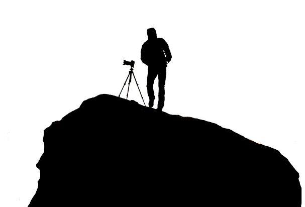 silhouette photographe montagne lpa